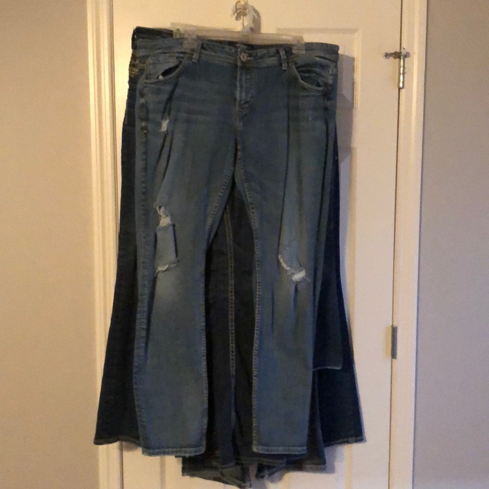 Silver jeans